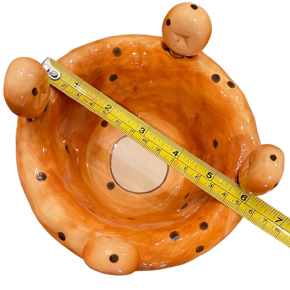 New Handcrafted bagel platter Ceramic Serving Set - Picture 3 of 9